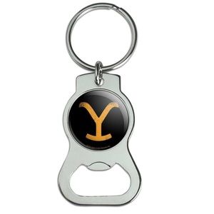 Yellowstone keychain with bottle opener